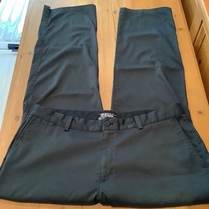 NIKE GOLF MENS SOLID BLACK PANTS DRI FIT. 36 x 32